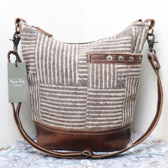 Myra Bag Handbags - 🆕Myra Bag KOFFEE Shoulder Bag Purse Upcylced Bag